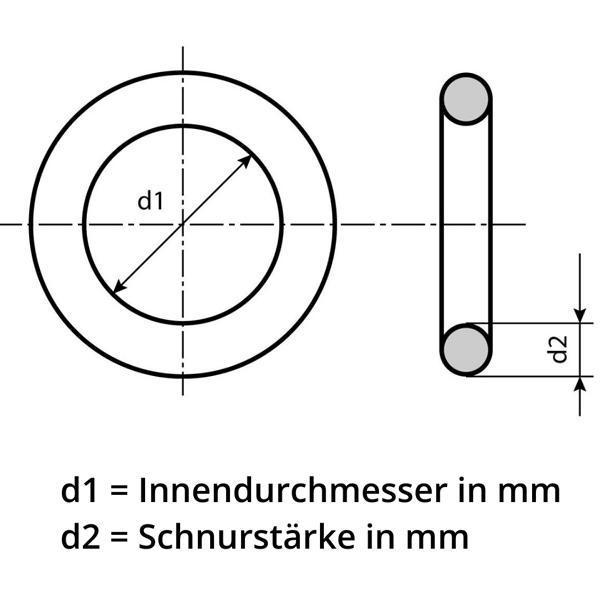 O-Ring 12 x 1,5 mm NBR70