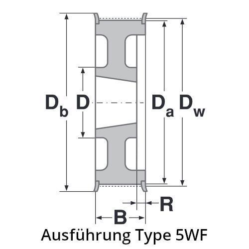 Zahnscheibe TB 48 L 100 (1610)