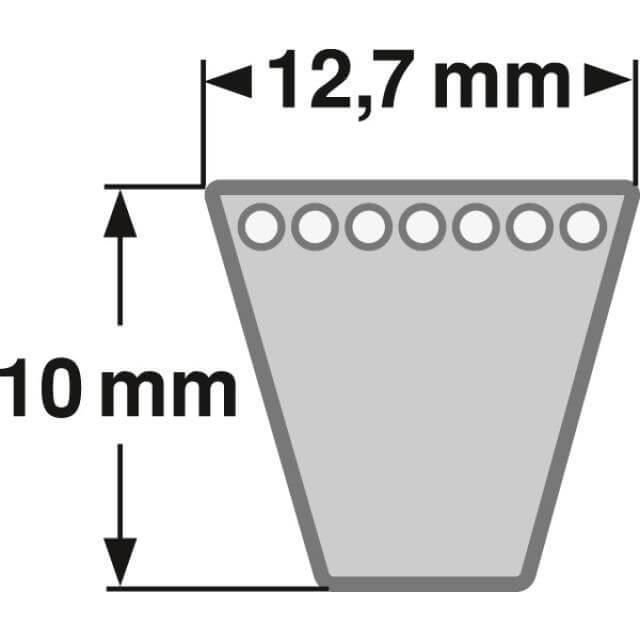 Keilriemen SPA 1000 MN Lw Gates Super HC® MN