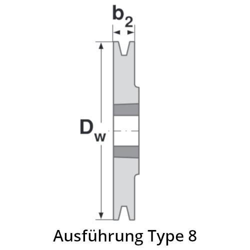 180 SPZ/2 TB 2012 Keilriemenscheibe