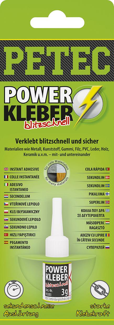 Petec Power Kleber, 3 G, SB-Karte Petec Power Kleber, 3 G, SB-Karte