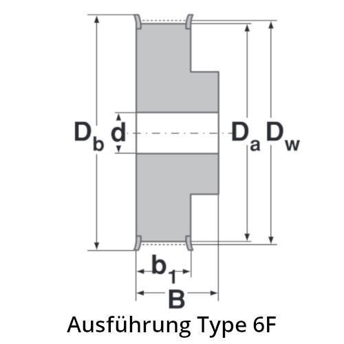 Zahnscheibe 40-8M-50