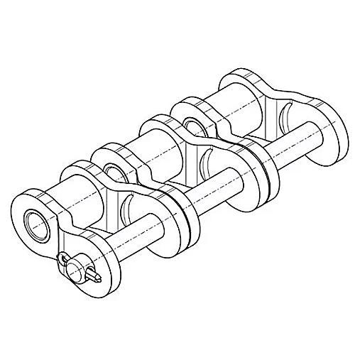 Gekröpftes Glied 10 B-3 mit Splint