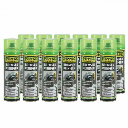12 x Petec Bremsenreiniger Spray, 500ML
