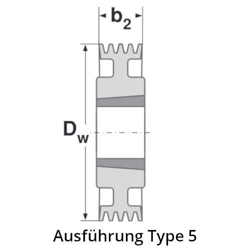 250 SPB/1 TB 2012 Keilriemenscheibe