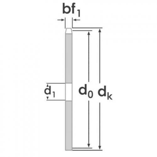 Kettenradscheibe KS 16 B-1 Z=18 (1 Zoll x 17.02 mm)