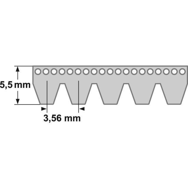 Keilrippenriemen 8 PK 1145 mm / 451 K