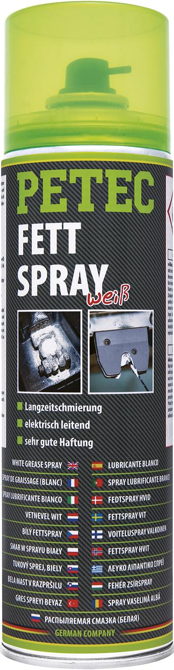 Petec Fettspray, weiß, 500ML   Petec Fettspray, weiß, 500ML