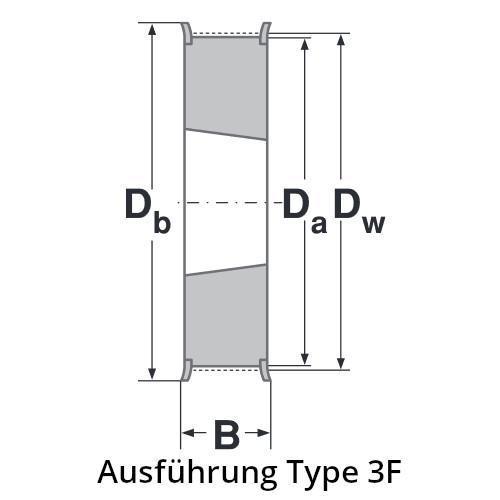 Zahnscheibe TB 40 L 075 (1610)