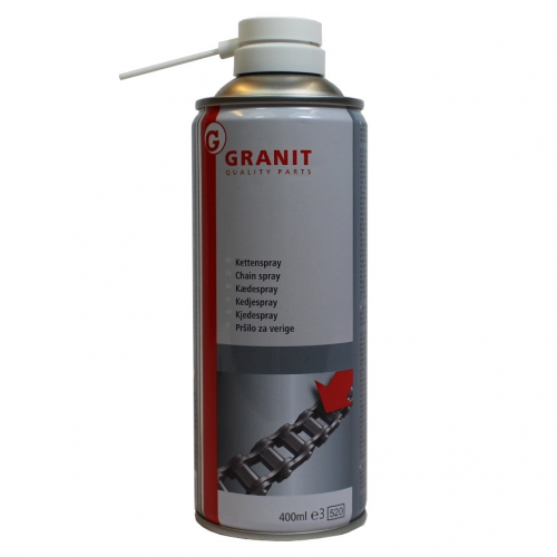 400 ml Granit Kettenspray Rollenketten Chain Spray Spezialschmierstoff 