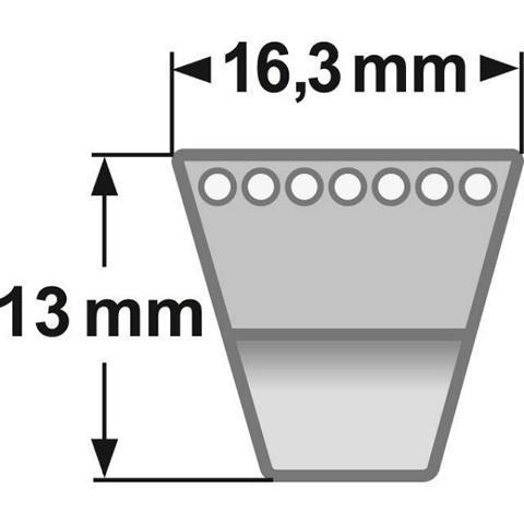 Kraftband 3/ XPB 2150 Lw Quad-Power® 4 PowerBand®