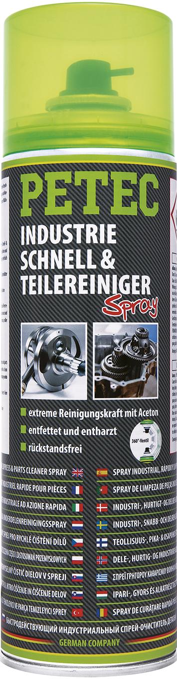 Petec Industrie-, Schnell - & Teilereiniger Spray, Aceton, 500ML Petec Industrie-, Schnell - & Teilereiniger Spray, Aceton, 500ML