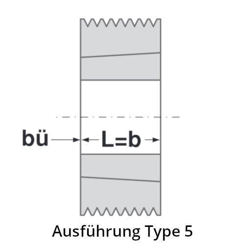 PJ 140x12 TB 2012 Keilrippenriemenscheibe