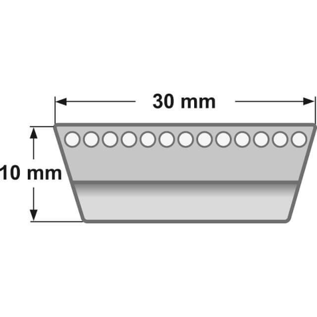 Breitkeilriemen 30 x 10 x 1000 Li