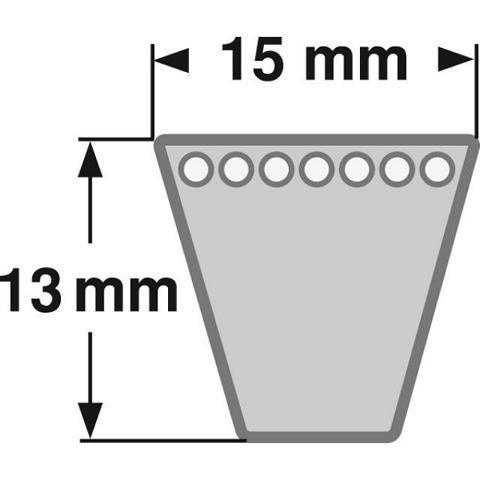 Kraftband 4/ 5VX 600 Quad-Power® 4 PowerBand®