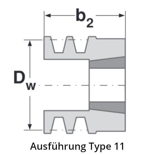 63 SPA/1 TB 1008 Keilriemenscheibe