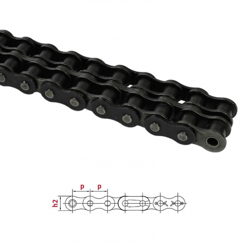 Rollenkette 10 B-2 (5/8'' x 3/8'') Ecoplus