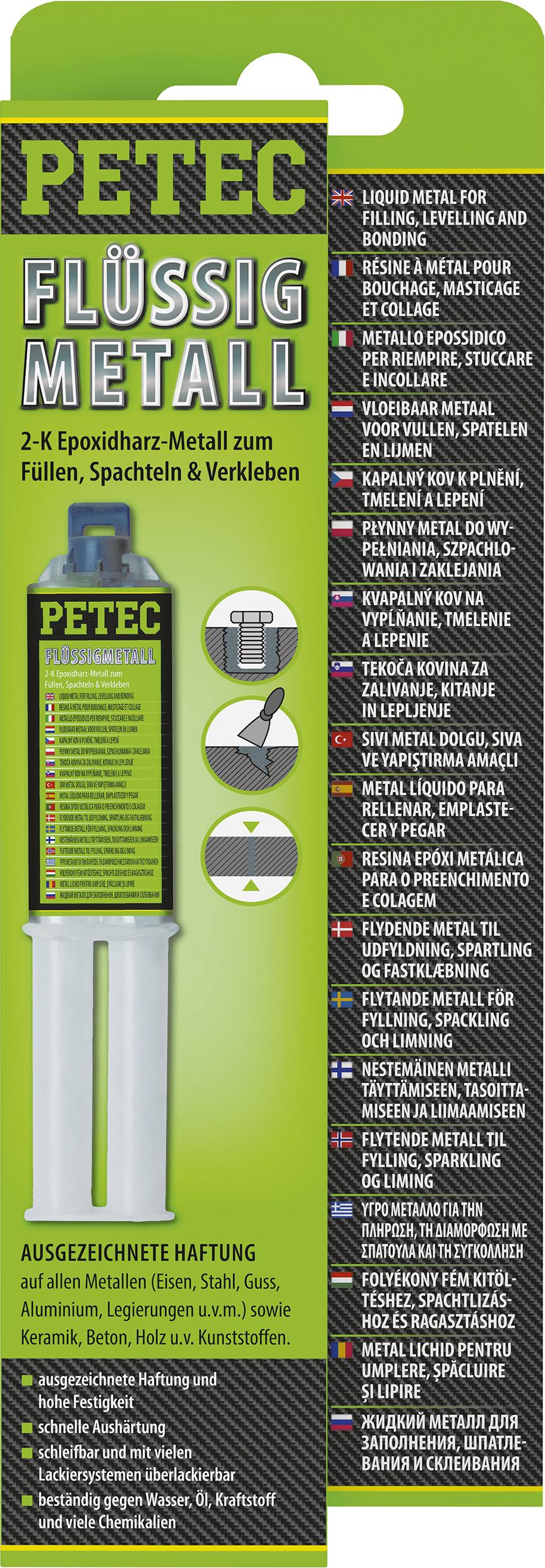 Petec Flüssigmetall , 25ML, SB-Karte Petec Flüssigmetall , 25ML, SB-Karte
