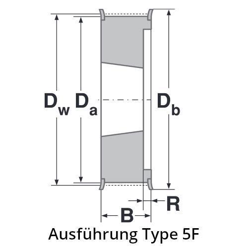 Zahnscheibe TB 32-8M-20 (1610)