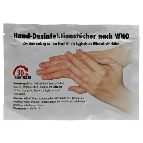 2 Tücher Hand Desinfektionsmittel Hände Desinfektion Tuch 