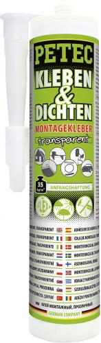 Petec Kleben & Dichten, Transparent, 290ML