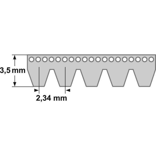 4 PJ 599 mm Keilrippenriemen PIX-X'ceed®