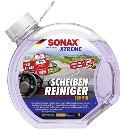SONAX 3 l XTREME ScheibenReiniger Sommer gebrauchsfertig