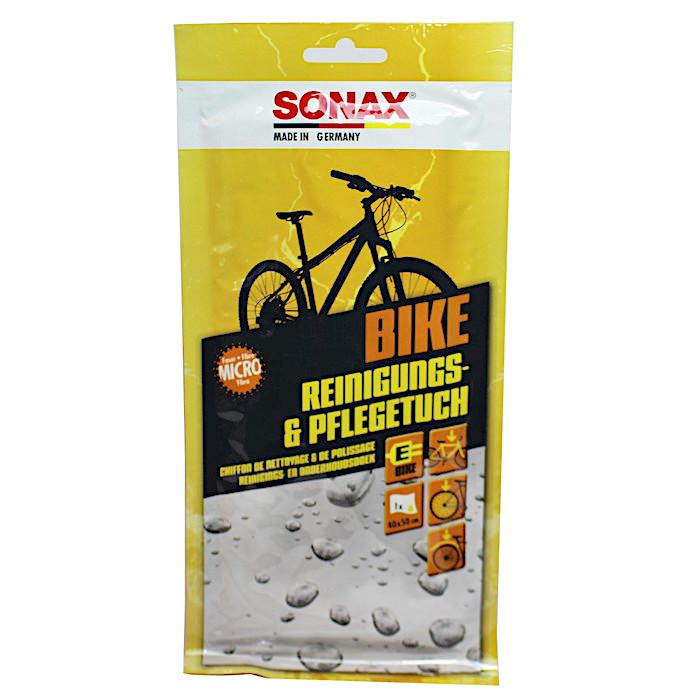 SONAX BIKE Reinigungstuch Pflegetuch Mikrofasertuch 40x50 cm