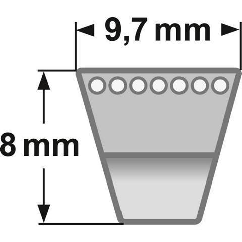 Kraftband 4/ XPZ 1000 Lw Quad-Power® 4 PowerBand®