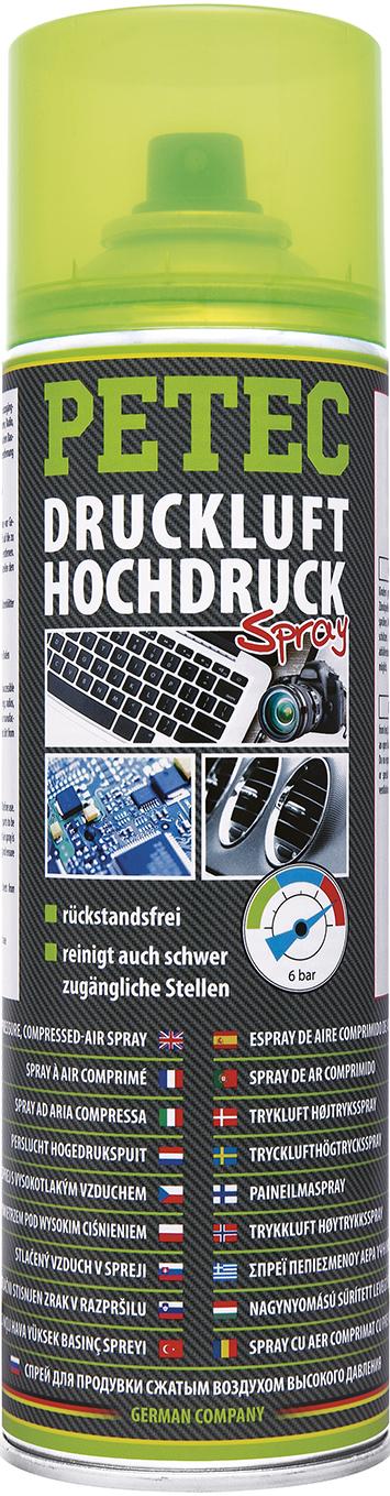 Petec Druckluft Hochdruck Spray, 400ML Petec Druckluft Hochdruck Spray, 400ML