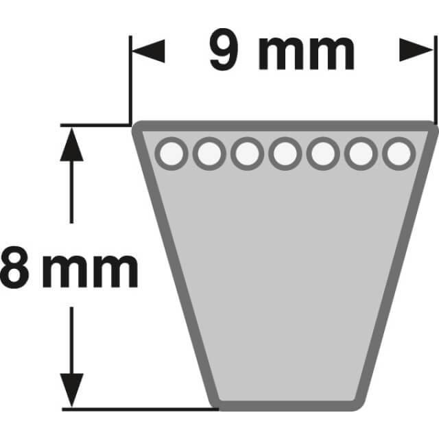 Keilriemen 3V 500 - 9N 1270 ConCar