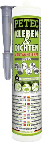 Petec Kleben & Dichten, Grau, 290ML