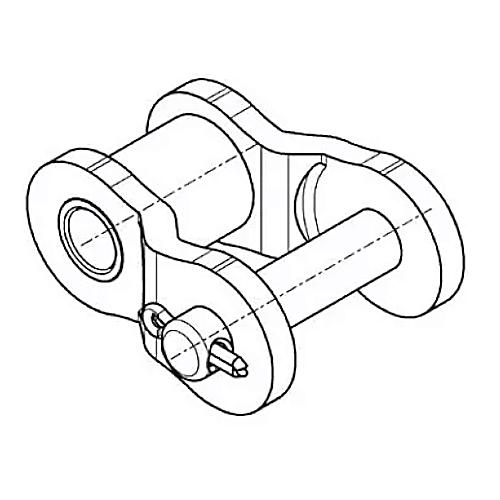 Gekröpftes Glied 06 B-1 mit Splint ELITE