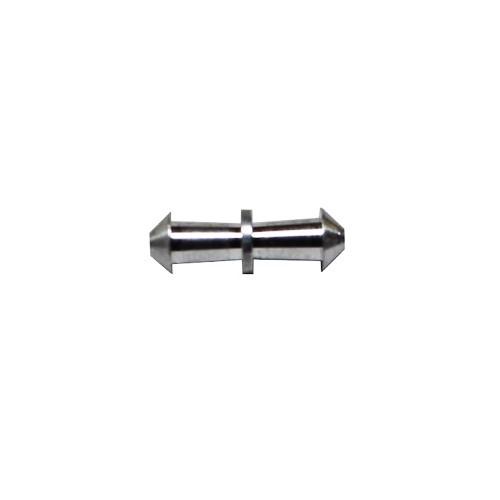 5 mm Alu Verbindungsnippel für Hohlrundriemen 5 mm