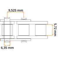 06 B (3/8 Zoll x 7/32 Zoll)