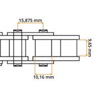 10 B (5/8 Zoll x 3/8 Zoll)
