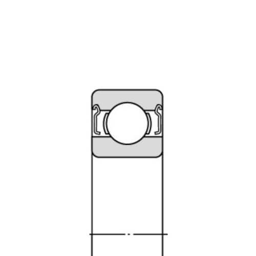 Kugellager 608 2RS 8x22x7 mm
