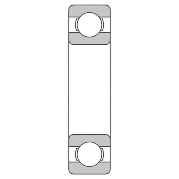 Rillenkugellager 6206 N Offen 30x62x16 mm