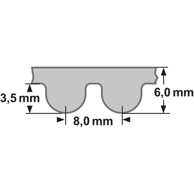 STIGA Keilriemen 1134-9030-01, 9585-0071-00 fr Aufsitzmher - Messerantrieb