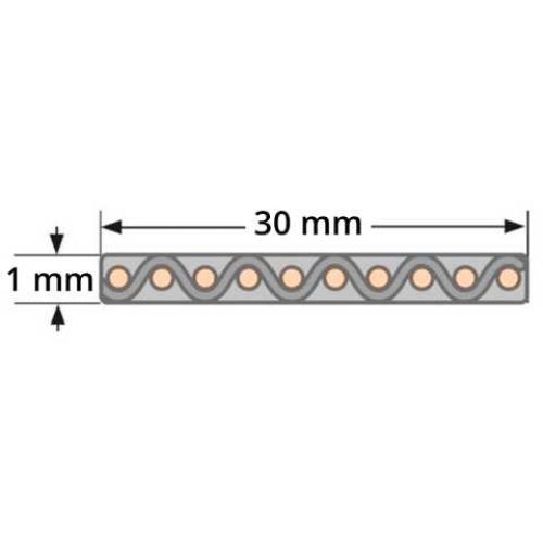 Flachriemen 1060 x 1 x 30 mm Megaflat T150