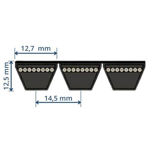 Kraftband 5/ SPA 4000 Lw