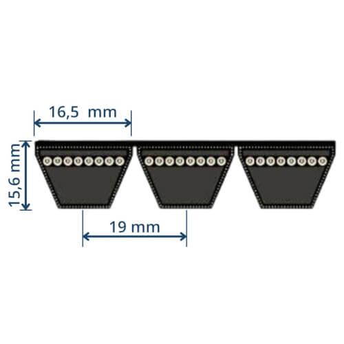 Kraftband 5/ SPB 5150 Lw