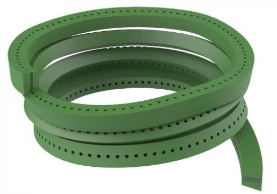 Lochkeilriemen B/17 - 17 x 11 mm Grn - Meterware