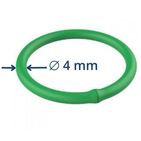 Rundriemen verschweit Grn, Rau (88 Shore) - Durchmesser: 4 mm