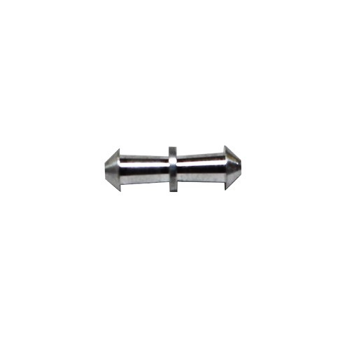 Hohlrundriemen Rot, glatte Oberfl�che - Ausf�hrung: Alu Verbindungsnippel - Durchmesser: 12,7 mm
