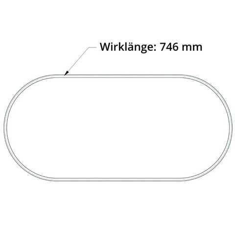 Keilrippenriemen 3 EPJ 746 elastisch