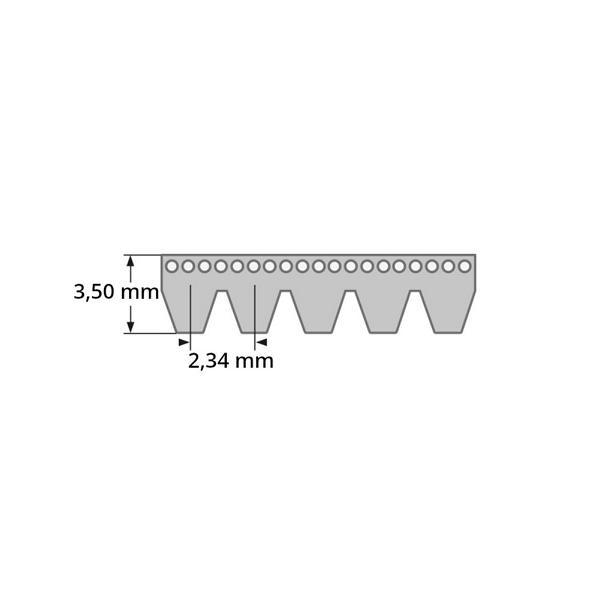 5 PJ 1008 mm Keilrippenriemen PIX-X'ceed�