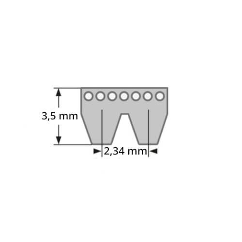 PIX-Xceed PJ 1333 Keilrippenriemen, Wickel