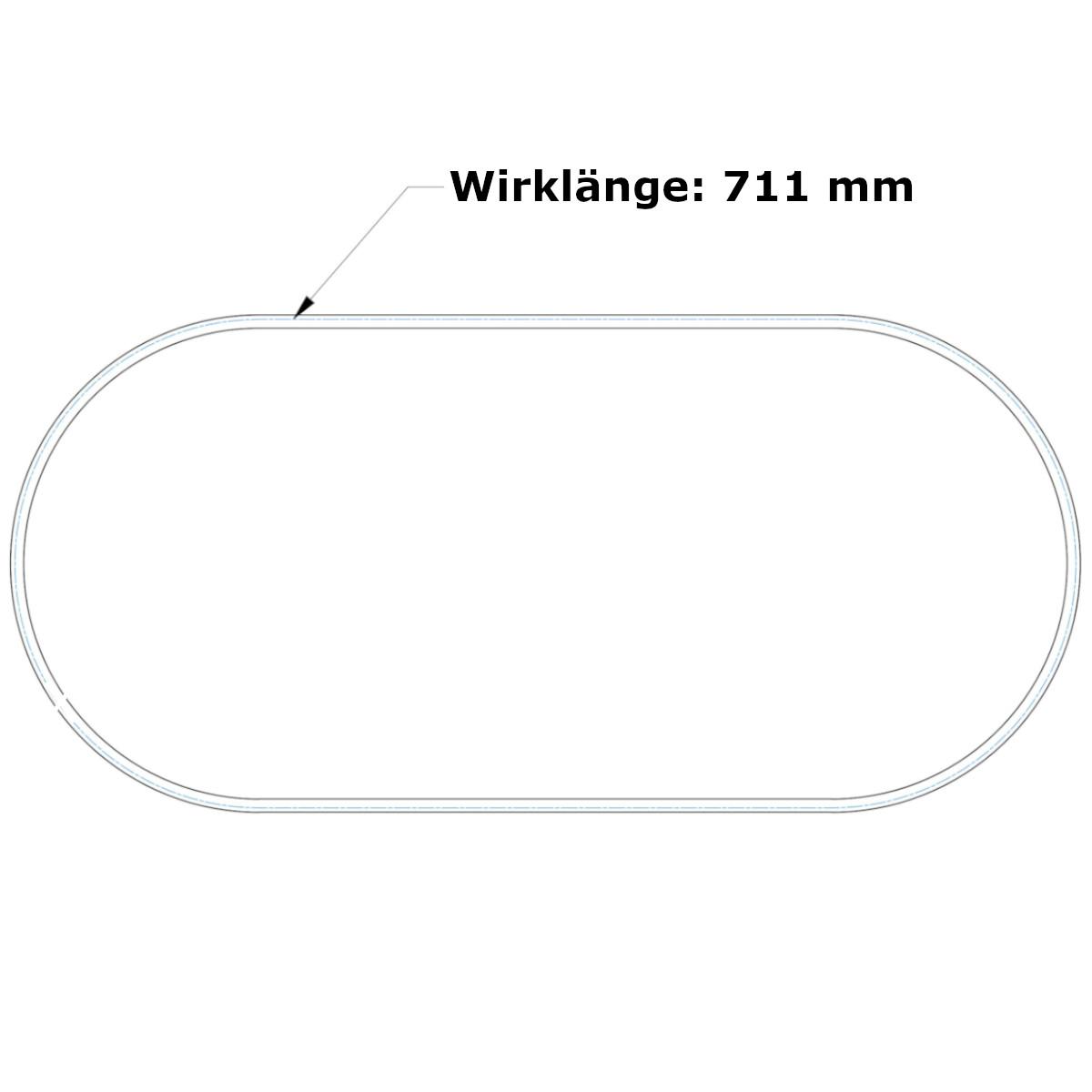 Keilrippenriemen 22 PJ 711 mm Gates Micro-V