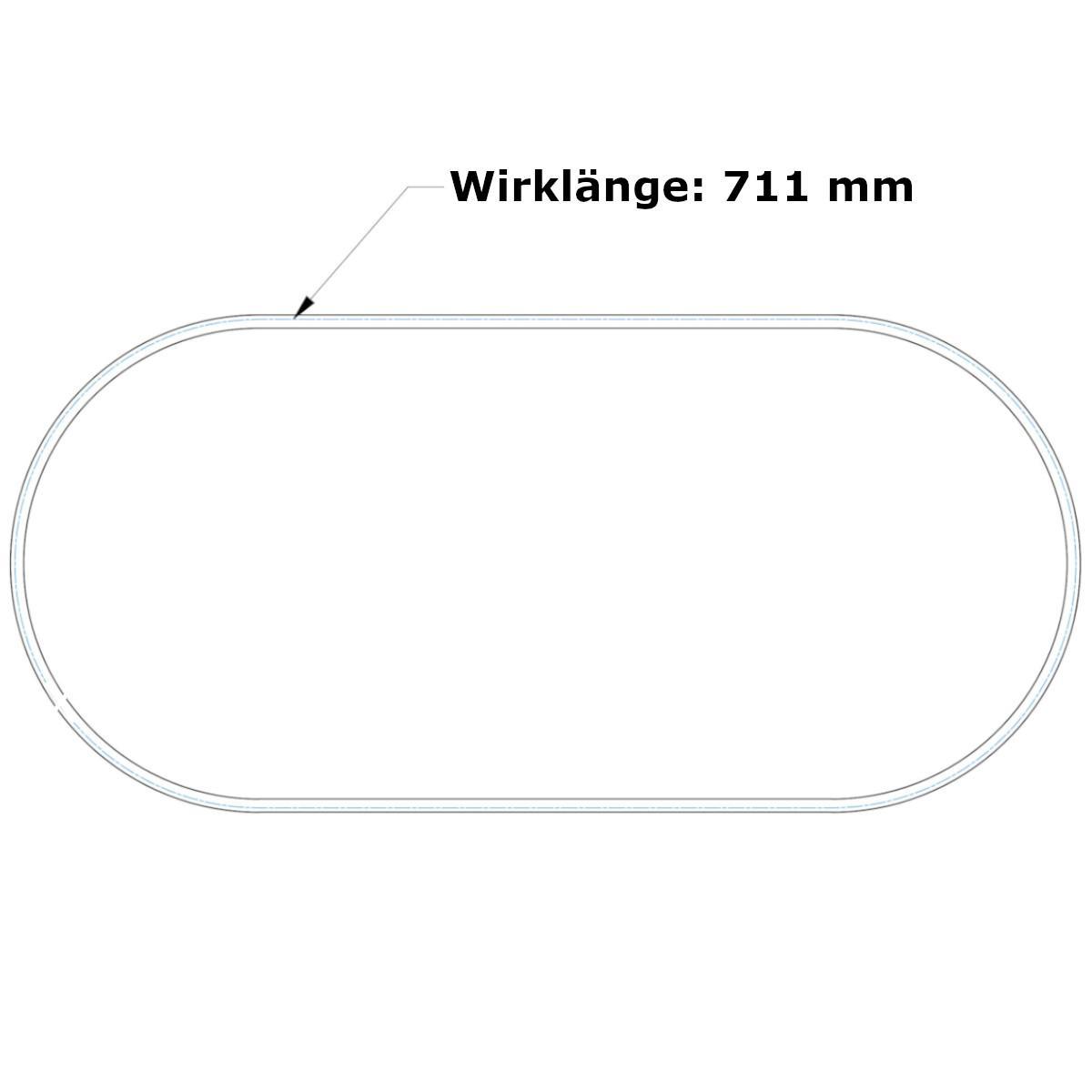 Keilrippenrippenriemen 33 PJ 711 Gates Micro-V